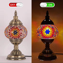 Axyaa Handmade Glass Mosaic Table Light for Home and Hospitality Settings