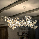 Nordic Ceramic LED Chandelier for Dining Room Decor by Axyaa