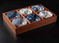 Axyaa Solid Wood Tea & Fruit Tray with Grid Plates