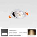 Axyaa LED Downlight: Dimmable COB Spotlight, 360° Adjustable, Home Decor Lighting