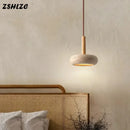 Axyaa Natural Stone Chandelier: Nordic LED Pendant Light for Dining Room, Kitchen, and Bedroom
