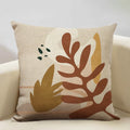 Axyaa Geometric Cushion Cover 45x45cm Linen Pillowcase for Home Bedroom Sofa