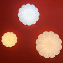 Axyaa Pumpkin LED Ceiling Light for Children's Room, Bedroom, Living Room - Remote Dimming