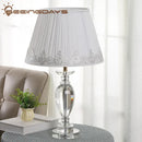 Axyaa Postmodern Crystal Table Lamp | Nordic High-end Decorative Bedroom Desk Lamp