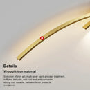 Axya Modern LED Wall Lamp in Black, White, Gold - Stylish Indoor Lighting Fixture