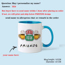 Axyaa Friends Central Perk Mug – 11oz Ceramic Tea Cup, Perfect Gift for Friends