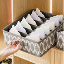Axyaa Underwear Organizer Box | Foldable Wardrobe Storage for Bra, Socks, Pants