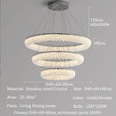 Luxury Crystal Pendant Chandeliers with LED Lights by Axyaa