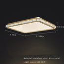 Axyaa Modern Crystal Ceiling Chandelier Dimmable Lighting Fixture