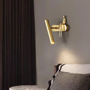 Axyaa Copper Wall Lamp: Nordic Design, LED Light, Rotatable Bedside Luxury