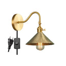 Axyaa Indoor LED Wall Lights with Pull Chain Switch for Bedroom and Living Room