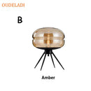 Axyaa Glass Table Lamp | Creative Art Shelf Desk Lamp