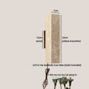 Axyaa Yellow Travertine Stone LED Wall Light - Indoor Luxury Home Decor