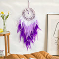 Axyaa Colorful Feather Pendant Dream Catcher Wall Hanging for Living Room