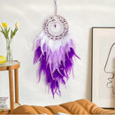 Axyaa Colorful Feather Pendant Dream Catcher Wall Hanging for Living Room
