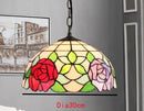 Axyaa Vintage Tiffany Glass Chandelier Restaurant Lantern