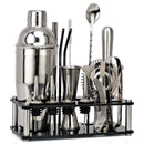 Axyaa Stainless Steel Cocktail Shaker Set with Stand