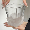 Axyaa Frosted Texture Ice Cup Glass Luxurious Whiskey Cup