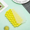 Axyaa Silicone Honeycomb Ice Mold with Lid for Cocktails & Whiskey