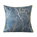 Axyaa European Jacquard Throw Pillow Cover 45X45 Polyester Elegant Home Decor