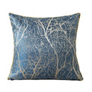 Axyaa European Jacquard Throw Pillow Cover 45X45 Polyester Elegant Home Decor