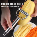 Axyaa Stainless Steel Vegetable Fruit Peeler for Easy Kitchen Slicing
