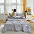 Axyaa Cotton Air Conditioning Quilt: Lightweight & Washable Summer Quilt