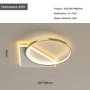 Axyaa LED Ceiling Lamp: Modern Minimalist Lighting for Living Room, Bedroom, and Dining Room