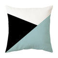 Axyaa Geometric Pattern Blue & White Pillow Case Home Decor Case