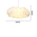 Axyaa Cotton Cloud Chandelier for Creative Window Decoration in Kids Room, Milk Tea Shop