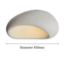 Axyaa Retro Grey White Ceiling Light - Coral Red LED Lamps