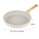 Axyaa Nonstick Wok Pan for Gas & Induction Cooktops - Ceramic Coating