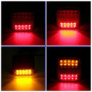 Axyaa LED Tail Lights: Waterproof, High Brightness, Durable Rear Lamps for Trucks, Trailers & Caravans - 2PCS