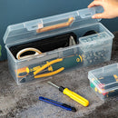 Axyaa Transparent Tool Storage Box - Portable Organizer for Dustproof Tools