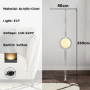 Axyaa Nordic Bauhaus LED Floor Lamp for Romantic Living Room Decoration