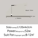 Axyaa French Wind Black LED Pendant Light for Bedroom, Living Room, and Restaurant