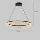 Axyaa Modern LED Chandelier Pendant Light for Dining Room Ceiling, Decorative Indoor Lighting