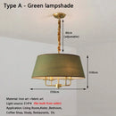 Axyaa Retro Metal Chandelier LED Pendant Lights for Home Decor