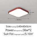 Axyaa Modern LED Ceiling Lamp 5 Colors for Living Room Bedroom Lighting