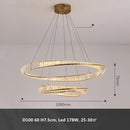 Modern Italian Style Crystal Ceiling Lamp for Master Bedroom by Axyaa