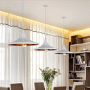 Axyaa Modern White Industrial LED Pendant Light