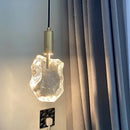 Axyaa Crystal Art Pendant Light for Modern Minimalist Decor in Bedroom, Living Room