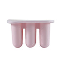 Axyaa Small Ice Pillar Mold Silicone with Cover for Easy DIY Ice Blocks.