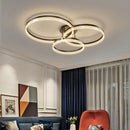 Axyaa Acrylic Circle LED Ceiling Lamp – Modern Minimalist Bedroom Lighting Fixtures