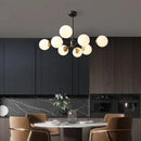 Axyaa Copper Molecular Magic Bean Pendant Lamp - Designer Postmodern Living Room Light