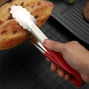 Axyaa Stainless Steel BBQ Tongs, Buffet Serving Clamp for Home Kitchen