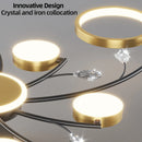Axyaa Nordic LED Ceiling Chandelier for Modern Home Decor
