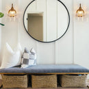 Axyaa Gold Crystal Glass Wall Lamp: Modern Bathroom Bedroom Light