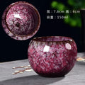 Axyaa 150ml Kiln Ceramic Teacups Set for Kung Fu Style Coffee and Tea