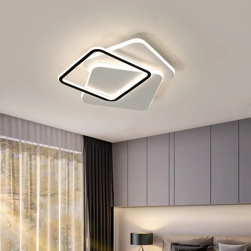 Axya Modern LED Ceiling Light: Stylish Fixture for Home Decor in Bedroom, Living Room, Dining Room